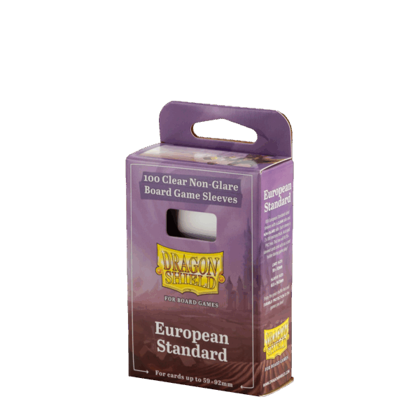 100 clear standard dragon shield card sleeves