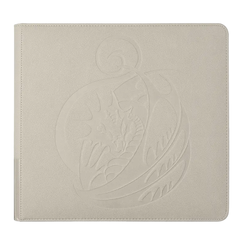 dragon-shield-album-zipster-xl-12-pocket-ashen-white-front dragon shield album zipster xl