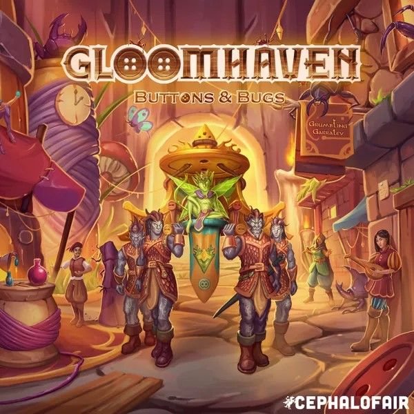 gloomhaven buttons and bugs