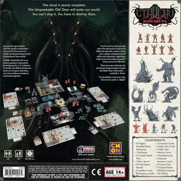 cthulhu death may die board game