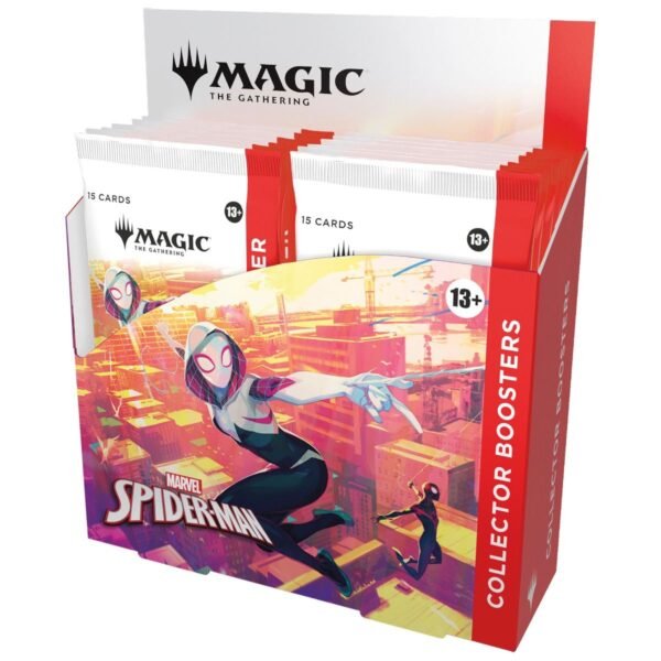 magic the gathering spiderman collector booster box
