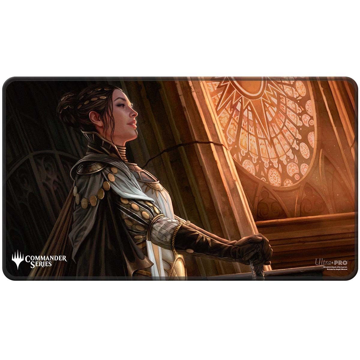 MTG-CMD-TEYSA-STICHED teysa magic the gathering playmat from commander series