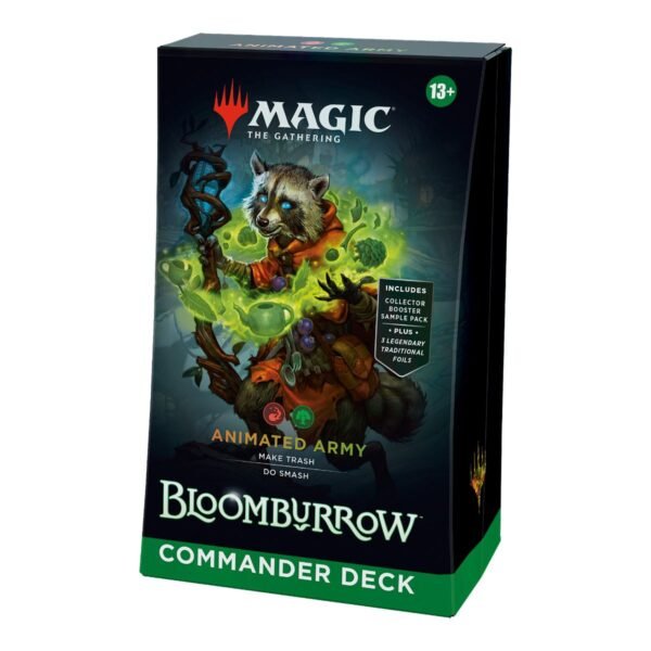 magic the gathering bloomburrow commander deck animated army