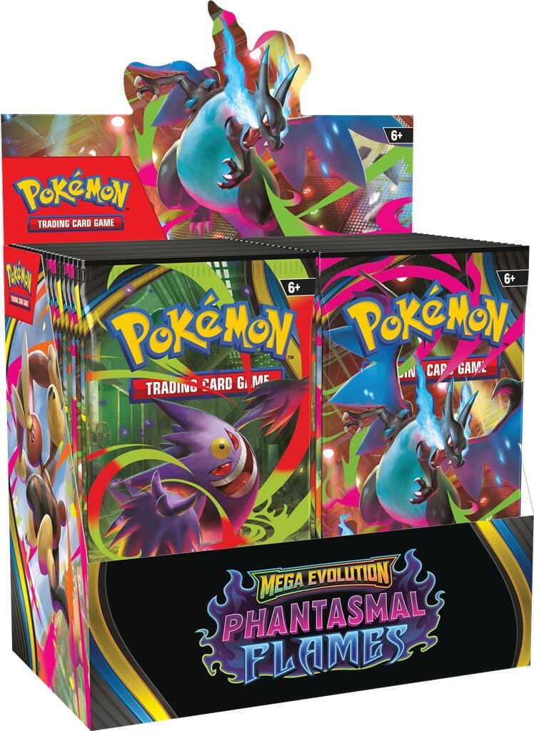pokemon-mega-evolution-phantasmal-flames Pokemon TCG - Mega Evolution: Phantasmal Flames Booster Box - Image 1