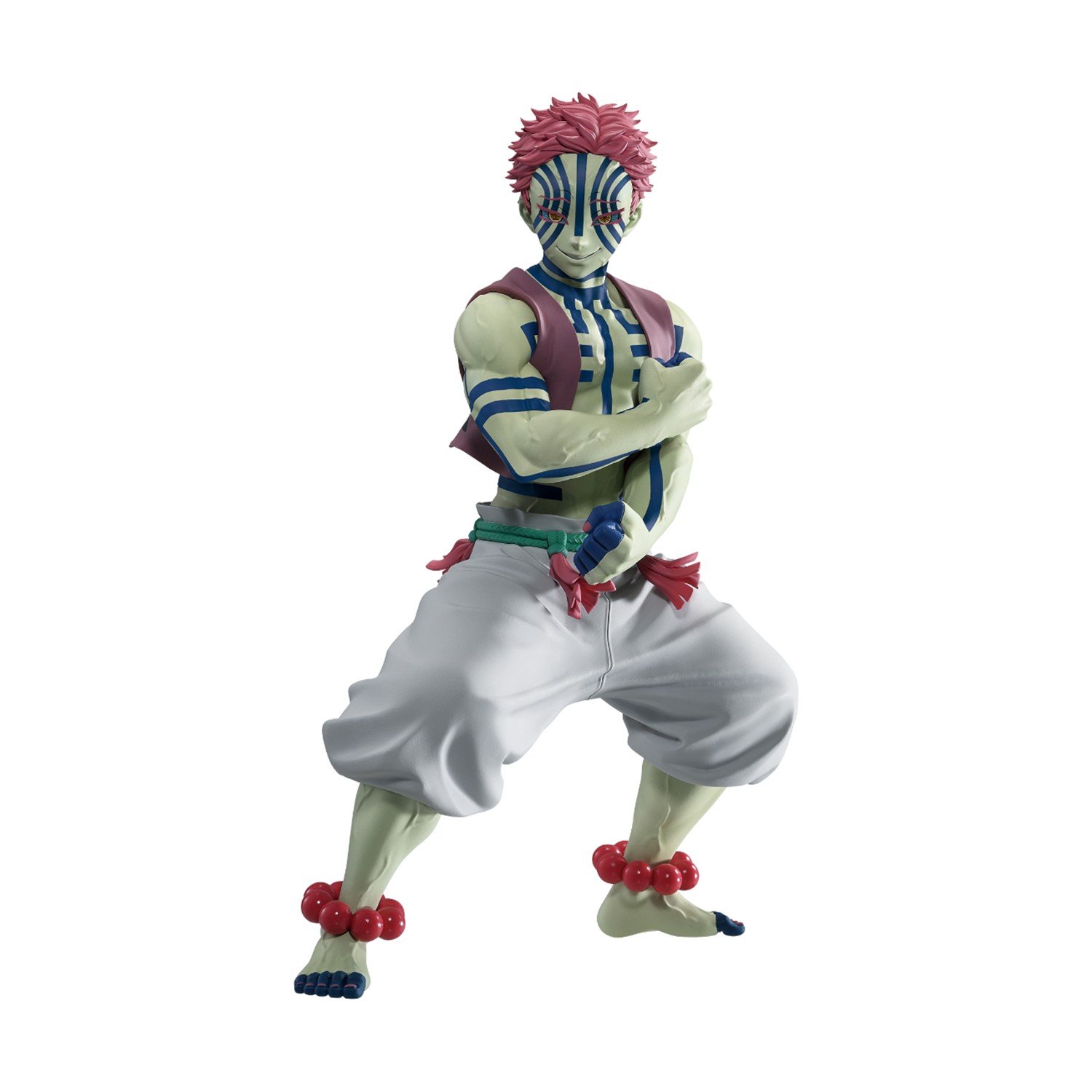 demon-slayer-kimetsu-no-yaiba-banpresto-akaza-figure akaza demon slayer figure front