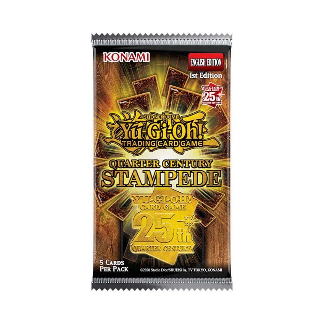 yugioh-quarter-century-stampede-booster-pack Yu-Gi-Oh! Quarter Century Stampede Booster Pack - Image 1