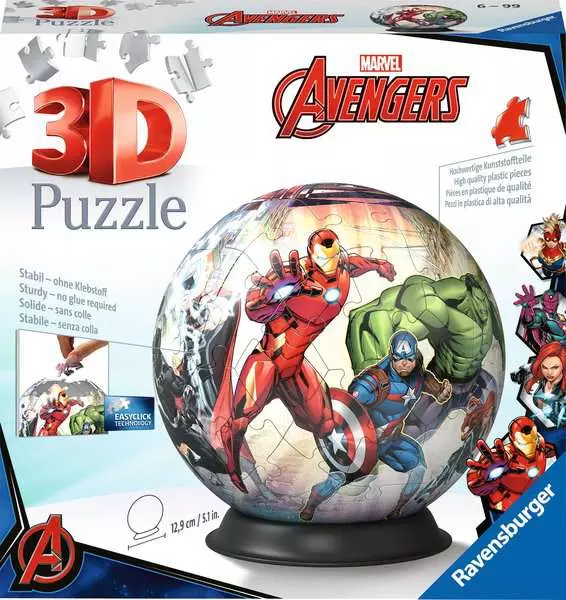 marvel avengers puzzle ball