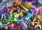 marvel thanos puzzle 1000 pieces completed