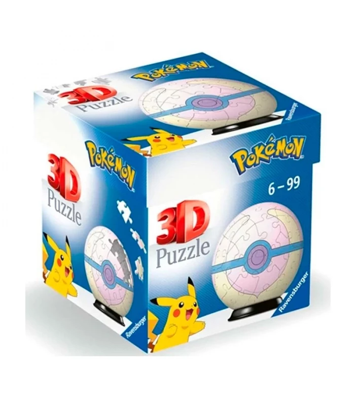 puzzles-pokemon-heal-ball-54-pieces-3d-puzzle-balls-ravensburger 3d puzzle healball pokemon
