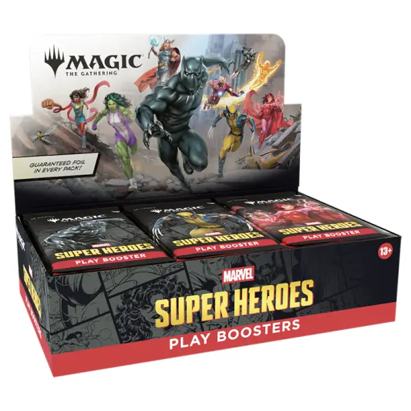 marvel super heroes booster display MTG