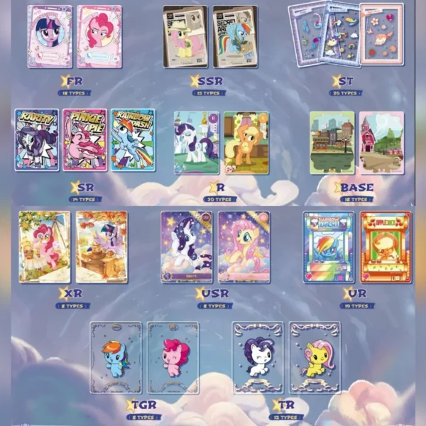 my little pony collectible cards all rarities