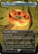 one ring card from MTG- The hobbit