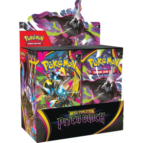 pokemon pitch black booster display, 36 packs