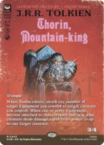 thorin mountain king MTG Hobbit
