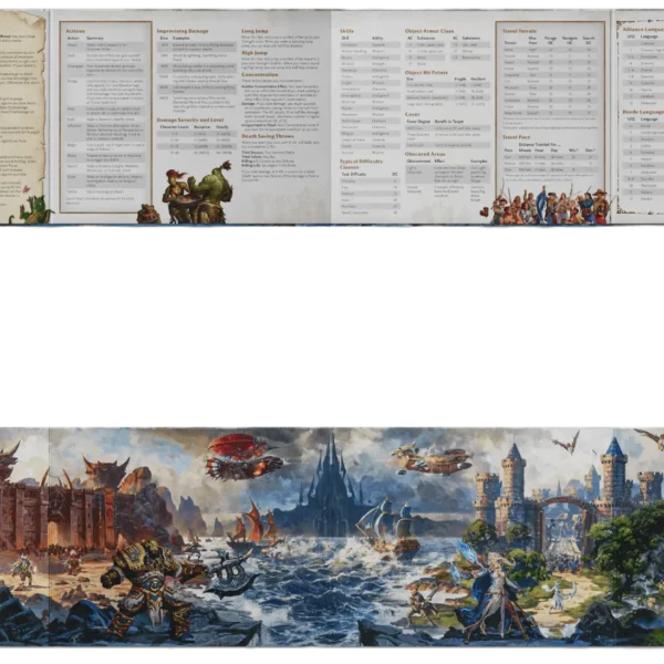 dnd dm screen world of warcraft open