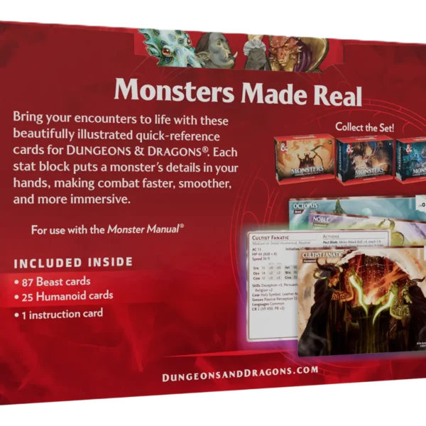 dnd reference cards monsters and npcs