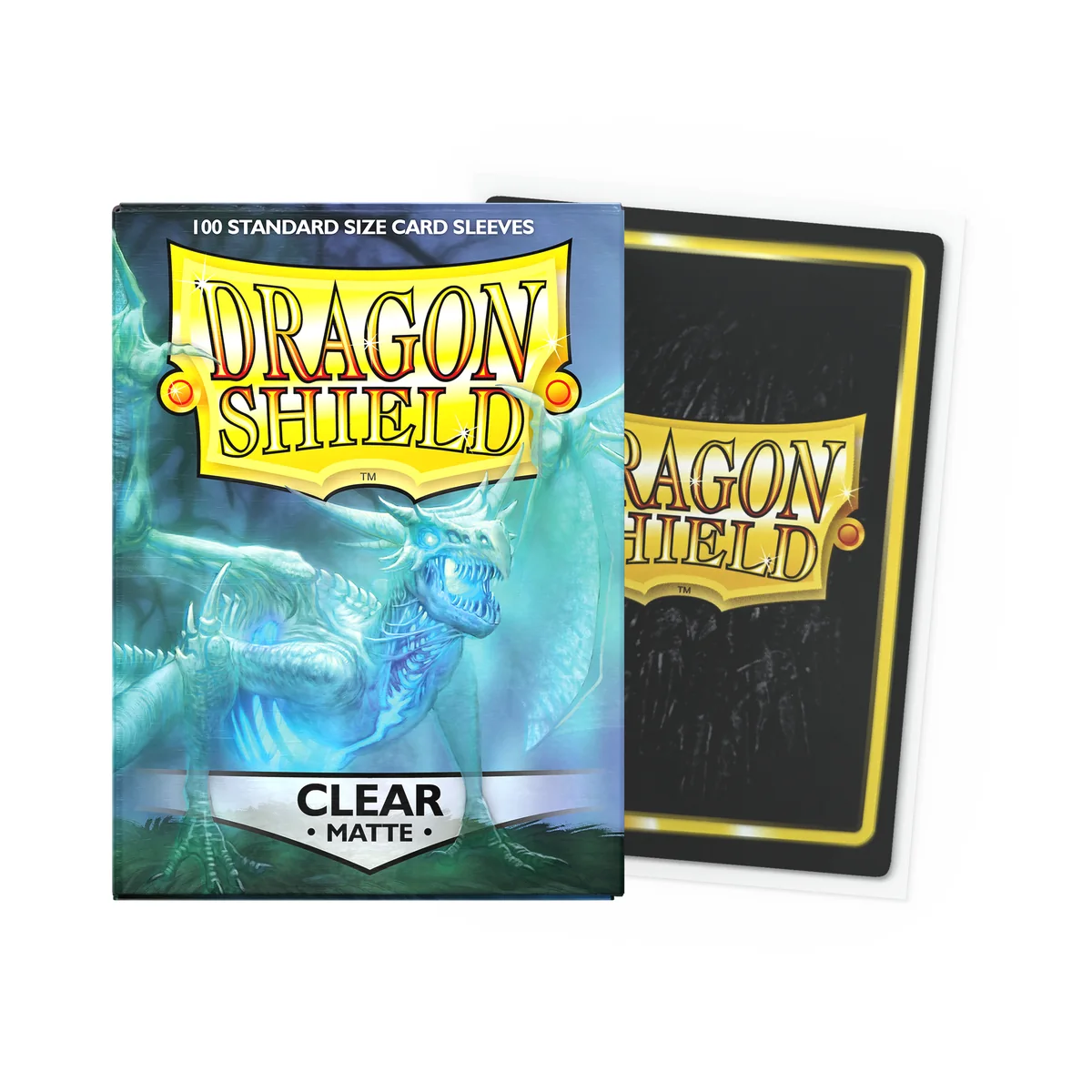 ds-matte-clear-sleeves-100-ct Dragon Shield Standard Matte Clear Sleeves (100) - Image 1