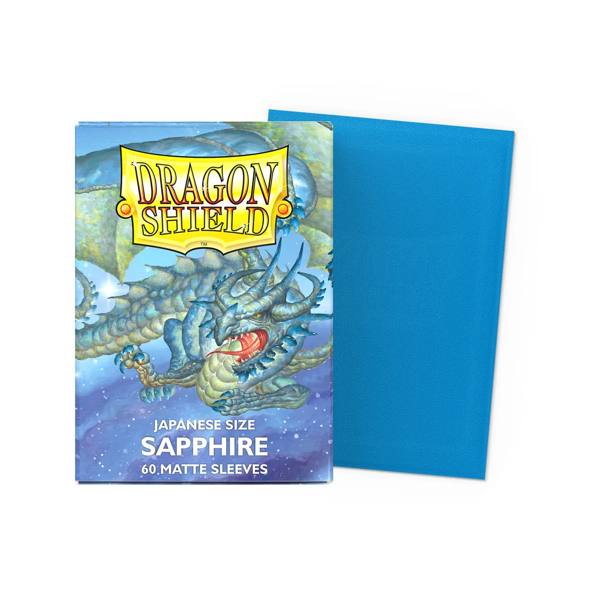 ds-small-matte-sapphire-sleeves-60-ct Dragon Shield Japanese Matte Sapphire Sleeves (60) - Image 1