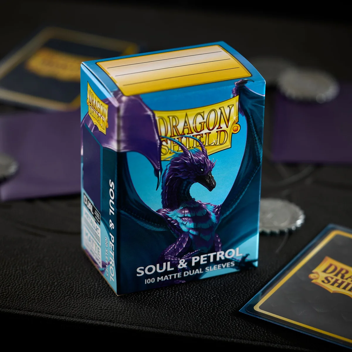 ds-standard-matte-dual-soul-and-petrol-sleeves-100-ct Dragon Shield Standard Matte Dual Soul & Petrol Sleeves (100) - Image 1