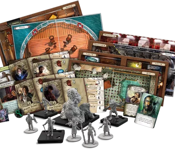horrific journeys components - mansions of madness2