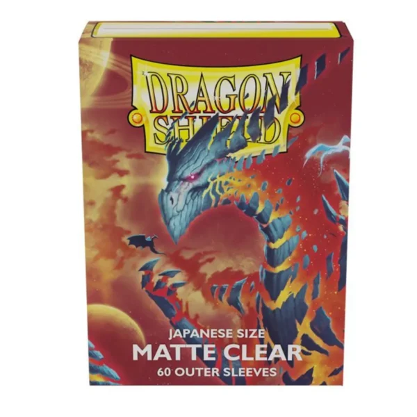 dragon shield matte clear outer japanese sleeves