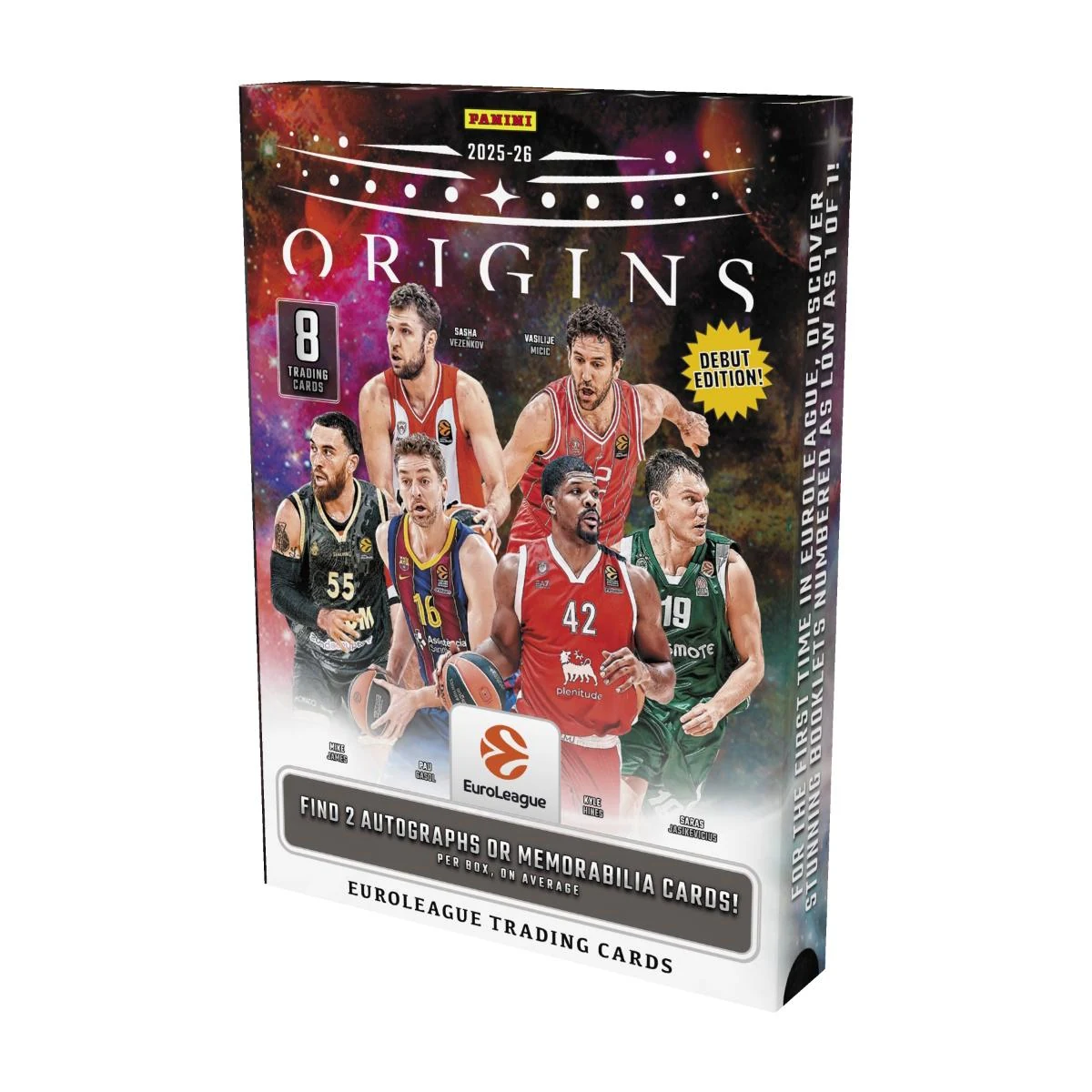 panini-origins-euroleague-2025-26-hobby-box Panini Origins EuroLeague 2025-26 Hobby Box (8 Cards) - Image 1