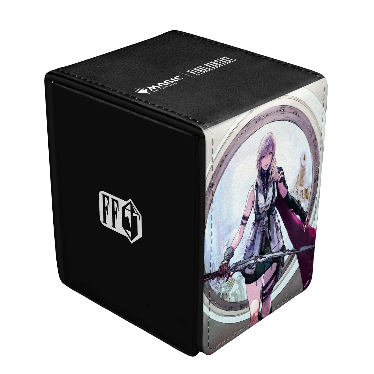 ultra-pro-mtg-final-fantasy-lightning-alcove-deck-box Ultra PRO Alcove Flip Deck Box: MTG Final Fantasy Lightning, Army of One - Image 1