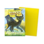 Dragon Shield - Matte Dual Yellow & Silver Sleeves - Standard Size (100)