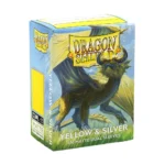 Dragon Shield - Matte Dual Yellow & Silver Sleeves - Standard Size (100) - Image 3