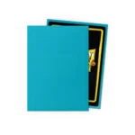 Dragon Shield - Matte Turquoise Sleeves - Standard Size (100) - Image 2
