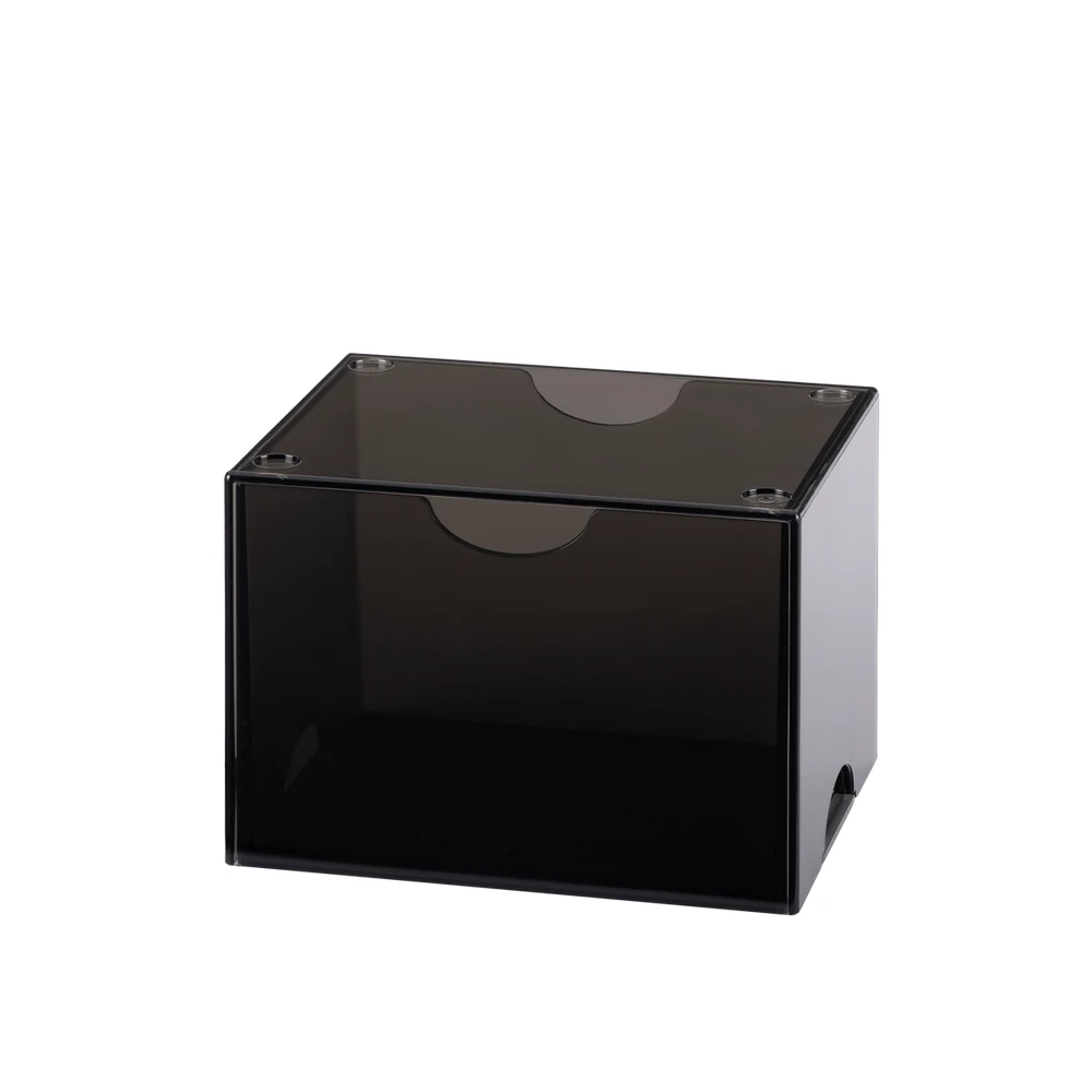 dragon-shield-strongbox-clear-black Dragon Shield - Strongbox Deck Box - Clear Black - Image 1