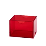 Dragon Shield - Strongbox Deck Box - Clear Red