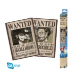 One Piece - Wanted Mihawk & Crocodile Poster Set (2 Posters, 52 x 38 cm)