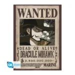 One Piece - Wanted Mihawk & Crocodile Poster Set (2 Posters, 52 x 38 cm) - Image 2