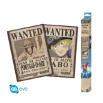 One Piece - Wanted Sabo & Ace Poster Set (2 Posters, 52 x 38 cm)