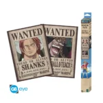One Piece - Wanted Shanks & Blackbeard Poster Set (2 Posters, 52 x 38 cm)